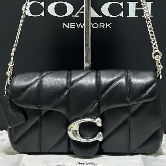 Coach Handbags - COACH Tabby 19 Quilted Nappa Leather Chain Crossbody/Wristlet w/Dust Bag